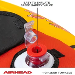 Airhead Hot Dog 3 Person Tube