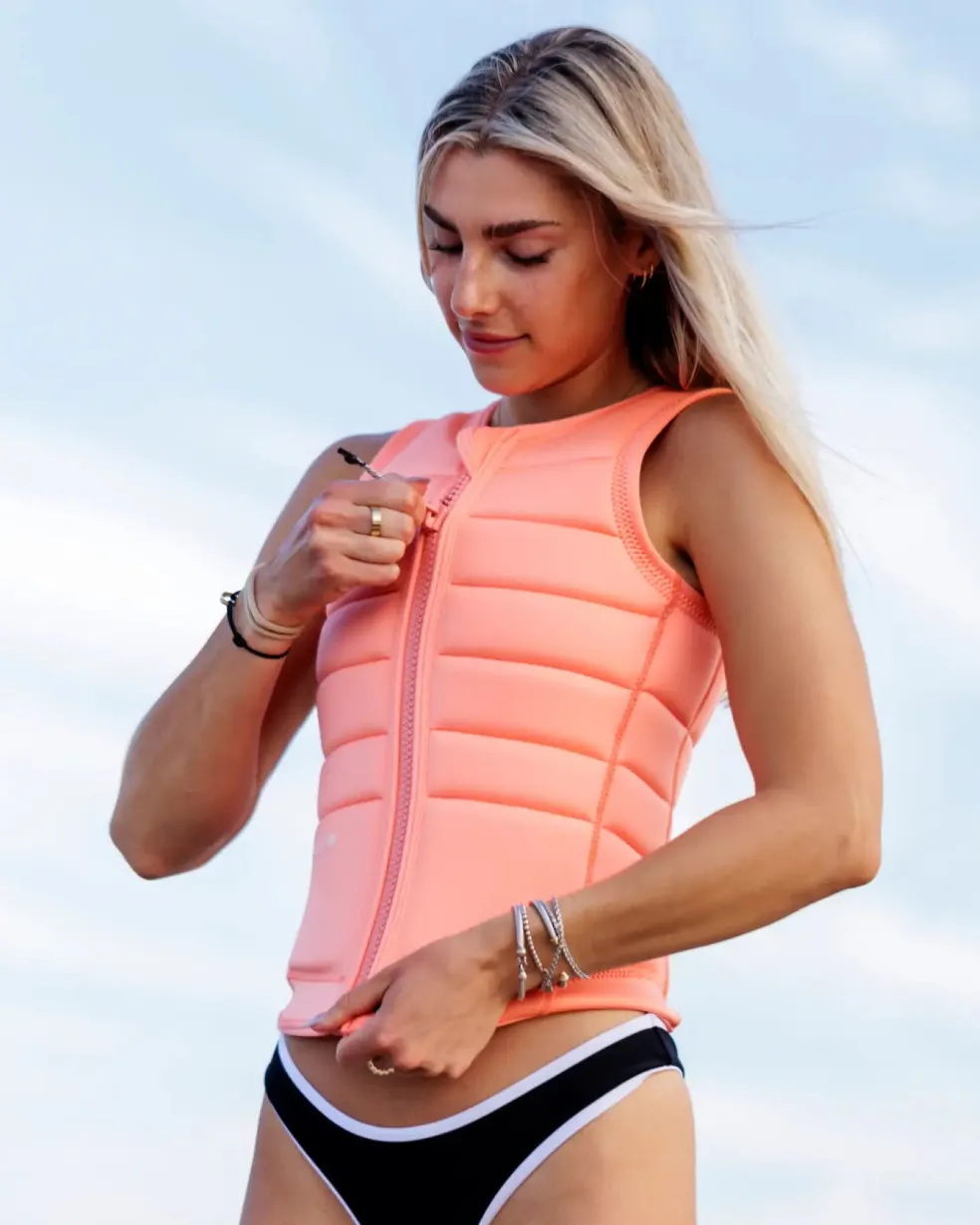 Follow Total Womens Impact Vest - Melon