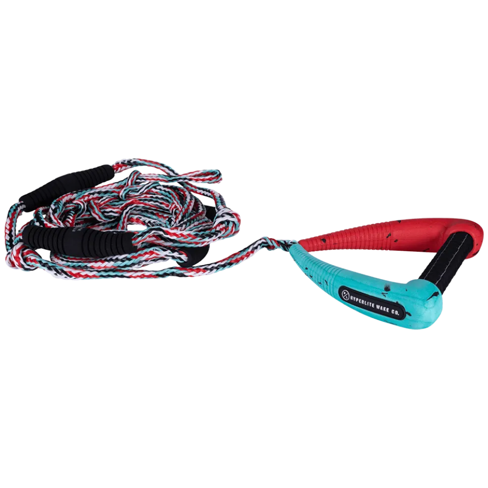 Hyperlite 25' Pro Surf Rope w/ Handle - Multi