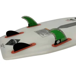 Hyperlite 4.5 Riot Carbon Surf Fin Set - Twin