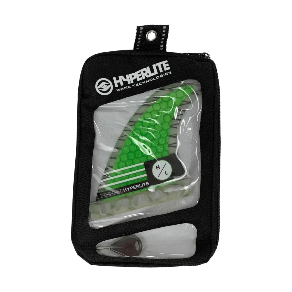 Hyperlite 4.5 Riot Carbon Surf Fin Set - Twin