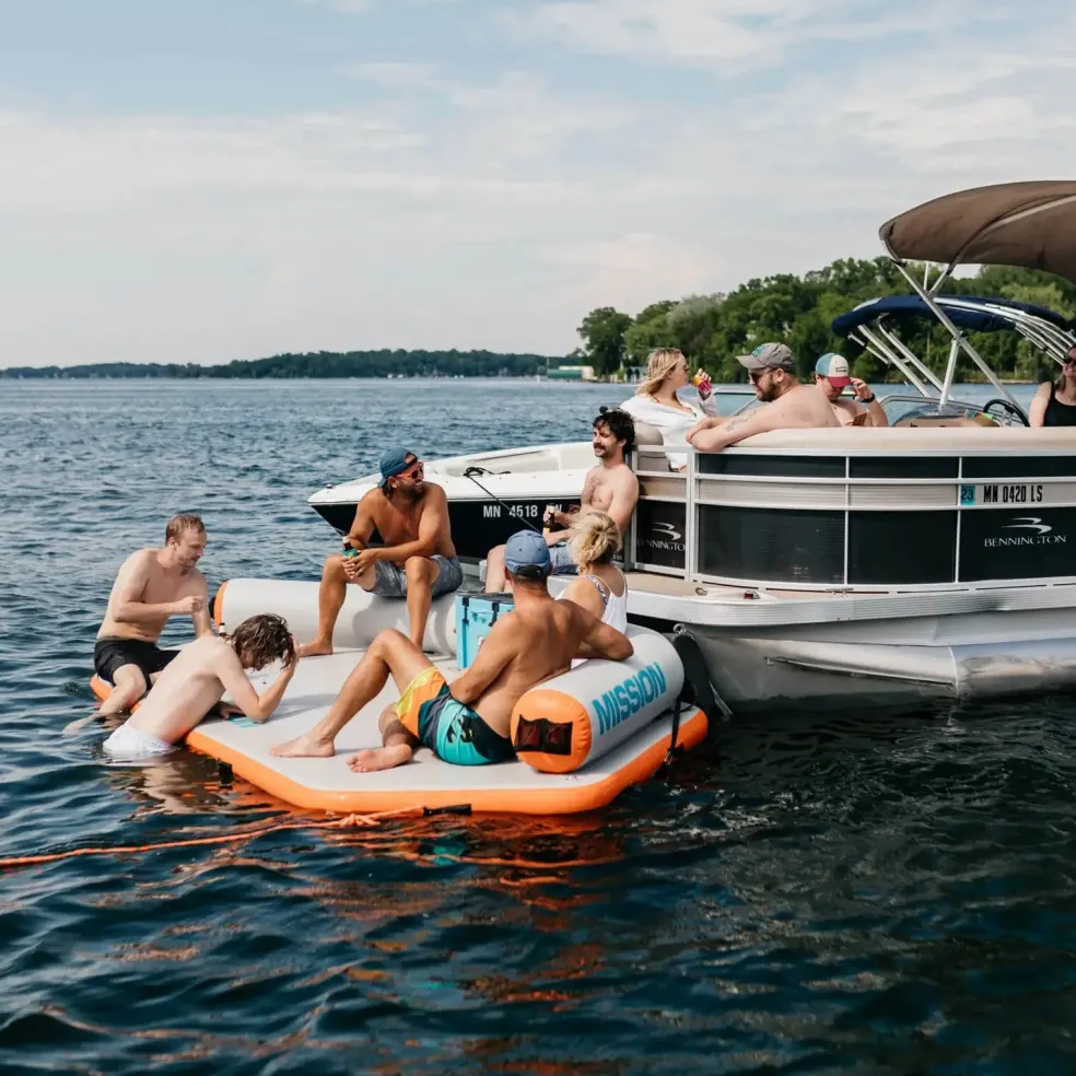 MISSION Reef Deck | Inflatable Swim Platform + Lounger
