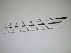 Nautique DECAL VENT WHITE CHROMAX Starboard 3.85 X 23.59 - 170097